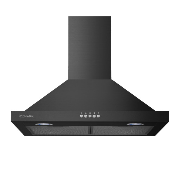 Pyramid wall mounted hood EL-60A09BL 440m³/h black