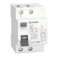 ELECTROMAGNETIC RCCB JEL1B 10kA 2P TYPE B 63A/300mA                                                                                                                                                                                                            