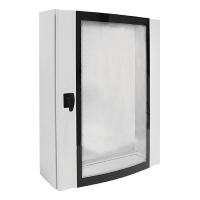 METAL DISTRIBUTION BOARD ELOX 120/60/25 TEMPERED GLASS,IP55                                                                                                                                                                                                    