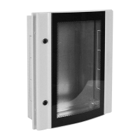 METAL BOARD ELOX FLUSH 65/45/10 TEMPERED GLASS, IP55                                                                                                                                                                                                           