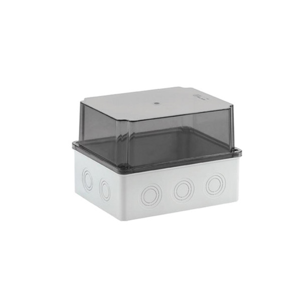 DISTRIBUTION BOX 120X150X140 TRANSPARENT LID, IP65                                                                                                                                                                                                             