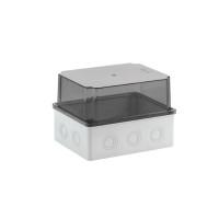DISTRIBUTION BOX 380X280X130 TRANSPARENT LID, IP65                                                                                                                                                                                                             