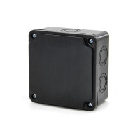 DISTRIBUTION BOX 280X210X74 BLACK, IP65                                                                                                                                                                                                                        