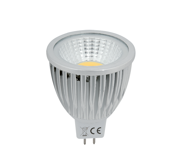 LED ΛΑΜΠΤΗΡΑΣ LEDCOB 5W GU5,3 12V AC/DC ΛΕΥΚΟ ΘΕΡΜΟ  